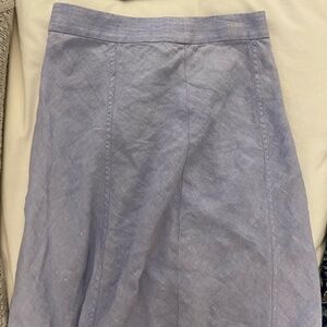 Jcrew 100% linen midi skirt